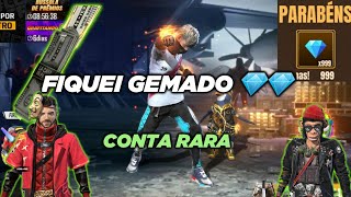 DEIXEI MINHA CONTA GEMADA COLOQUEI 9999 DIAMANTES NO FREE FIRE [upl. by Bolt]