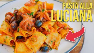 How to Cook OCTOPUS PASTA Like an Italian  Pasta alla Luciana [upl. by Connett]