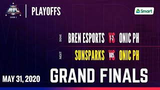 SUNSPARKS vs ONIC PH Game 3 UPPER BRACKET  MPL PH Season 5 GRAND FINALS DAY 1  FILIPINO [upl. by Salokkin]