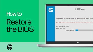 Restore the BIOS on HP Computers with a Key Press Combination  HP Computers  HP Support [upl. by Lunn]