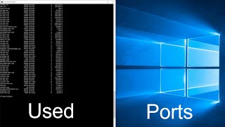 How to Check Used Ports in Windows 10 [upl. by Oilcareh]