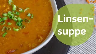 Rote Linsensuppe  Vegane Rezepte [upl. by Athenian612]