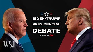 Full Debate Biden and Trump in the First 2024 Presidential Debate  WSJ [upl. by Lynnet]