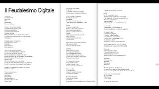 IL FEUDALESIMO DIGITALE Poesia di Daniele Verzetti Rockpoeta® [upl. by Suirauqed431]