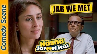 Jab We Met Comedy Scene Station Master  Hasna Zaroori Hai  Shahid Kapoor  Kareena Kapoor [upl. by Aeriel]