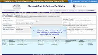 Contratación Directa  Búsqueda de Procesos  Entidad Contratante  4 de 11 [upl. by Miche]