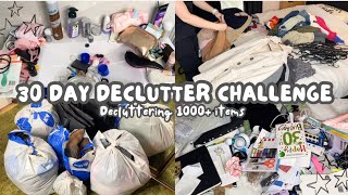 30 DAY DECLUTTER CHALLENGE 2023 ✨ DECLUTTERING 1000 ITEMS KONMARI DECLUTTER  MINIMALISM CHALLENGE [upl. by Keisling]