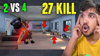 MAG7 GUN DESTRUCTION 27 KILL AJJUBHAI AND AMITBHAI BEST GAMEPLAY  GARENA FREE FIRE [upl. by Adniralc464]