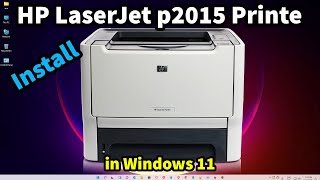 How to Download amp Install HP LaserJet p2015 Printer Driver in Windows [upl. by Christin]