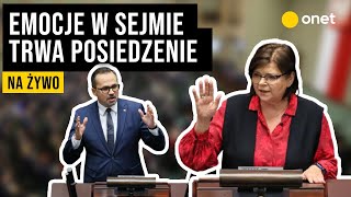 Emocje w Sejmie Tak wyglądało posiedzenie  1010 [upl. by Navarro459]