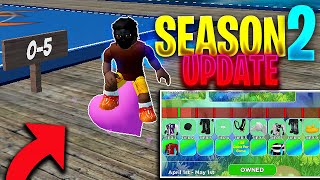 So Ryns New Roblox Basketball Game SEASON 2 PASS  NEW PARK Released [upl. by Nnaik587]