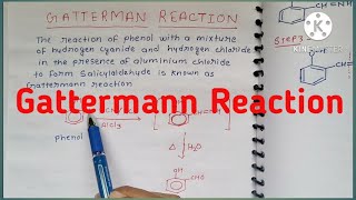 Gattermann Reaction [upl. by Uwton]