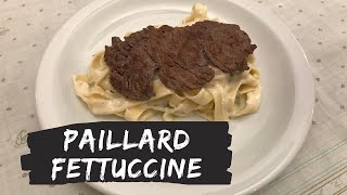 Paillard Servido Com Fettuccine  Prato Maravilhoso  Delícias da Eleni [upl. by Aleik6]