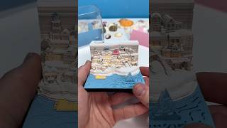 Santorini Beach Calendar ☀️📆 Get yours today 🔗 artsypadscom santorini satisfying giftideas [upl. by Anrehs560]