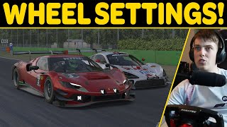 My iRacing Settings Wheel  Camera  Graphics [upl. by Lavina]