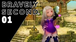 Bravely Second The Ballad of the Three Cavaliers Demo English Part 1 Magnolia Gameplay Walkthrough [upl. by Ive]