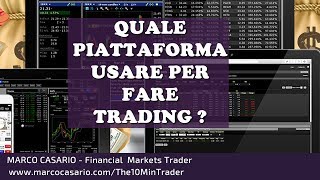 Quale Piattaforma per fare Trading Scegli tra questi software [upl. by Germann]