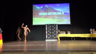 Männer Bodybuilding über 90kg Finale DBFV Int Süddeutsche Meisterschaft 2022 [upl. by Stilla713]