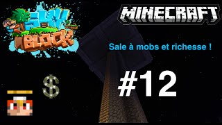 S1 SkyBlock 12  Tour à mobs et richesse  Lifecraft [upl. by Pietje]