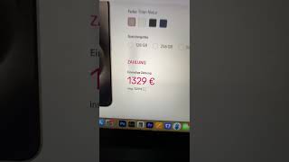 🤓 SO beim IPHONE 15 sparen mydealz sparen apple fyp shortvideo [upl. by Panter517]