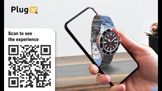 Augmented Reality watch experience  eCommerce Industry [upl. by Rennug]