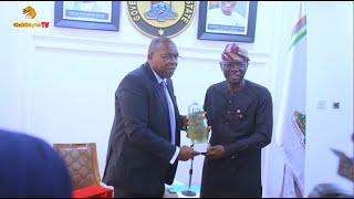 JOINT TAX BOARD PAYS COURTESY VISIT TO GOV BABAJIDE SANWOOLU [upl. by Essile]