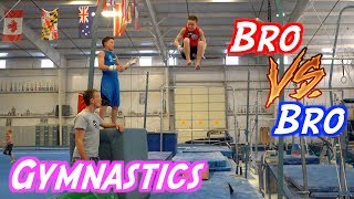 Bryton Vs Ashton Bro Gymnastics Challenge [upl. by Yrhcaz82]