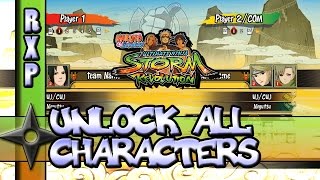 Naruto Storm Revolution ▶Unlocking ALL CHARACTERS◀  Method 1 [upl. by Ivar]