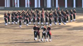 Commands and March At the IMA passing out ceremony [upl. by Risteau]