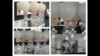 🎈Arreglo con globos para Bautizo🎈Learn to make balloon arrangements for Christening shorts party [upl. by Razal]