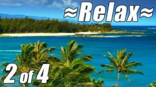 RELAXATION VIDEO 2 HD OAHU Hawaii BEACHES Ocean Beach Wave Sounds Relaxing Nature for Studying [upl. by Somerset]