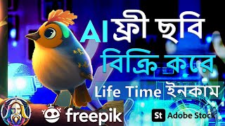 Free ছবি বিক্রি করে টাকা ইনকাম । How to sell Ai image on freepik  Leonardo ai image Generate [upl. by Stetson]