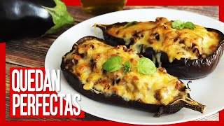 😋 Cómo Hacer BERENJENAS RELLENAS al Horno ► Receta con Berenjena y Carne Picada [upl. by Niloc]