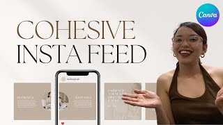 How to Create Cohesive Instagram Graphics using Canva [upl. by Ammann]