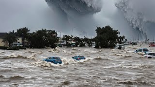 Super typhoon Yagi with 205 kmh wind blew away Vietnam [upl. by Trakas]