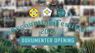 DOKUMENTER OPENING ACCOUNTING FESTIVAL 2023 [upl. by Eggleston]