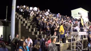 Crossville Marching Band quotCarry On My Wayward Sonquot 9272013 [upl. by Suqram201]