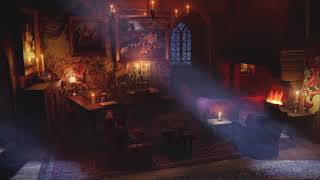 The Wizarding World of Harry Potter Gryffindor Common Room  Ambience amp Music [upl. by Itagaki476]