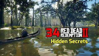 34 Hidden Secrets That Players Missed in Swamp  Red Dead Redemption 2 [upl. by Eiramyllek]