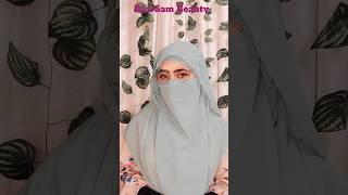 Without Inner Cap Niqab ✨ Tutorial With Glasses shorts [upl. by Yarvis807]