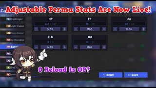 Adjustable Perma Stat Is Now Live  Azur Lane [upl. by Sinnaoi]