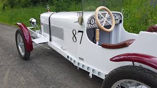 Handmade Cyclecar Homemade Cyclekart Mercedes SSKL SeifenkistenrennerSSKL 1931 Electric car [upl. by Juno472]