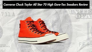 Converse Chuck Taylor All Star 70 High GoreTex Sneakers Review [upl. by Miyasawa]