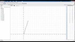 rette con foglio di calcolo in geogebra [upl. by Jennie]