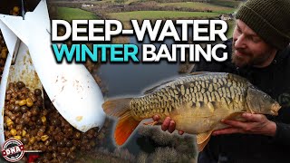 DEEPWATER WINTER BAITING CARP FISHING  DNA BAITS  ESNES QUARRY  ALEX SHORROCK [upl. by Alue]