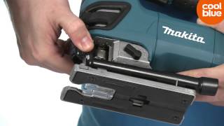 Makita 4350T decoupeerzaag Productvideo NLBE [upl. by Airetas320]