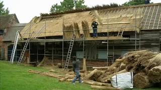 Thatch Roof Construction  Commonwealth Roofing training [upl. by Arutnev]