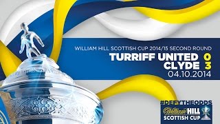 Turriff United 03 Clyde  William Hill Scottish Cup Second Round 201415 [upl. by Igiul]