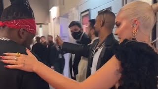 KSI amp Anne Marie Before Their BRITS Performance [upl. by Arat]