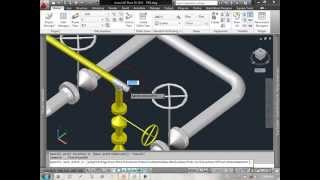 DEMO Autocad Plant 3D Piping [upl. by Savadove]